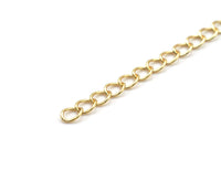 Thin Oval Link Chain by Yard, Extension chain Necklace, sku#LX159