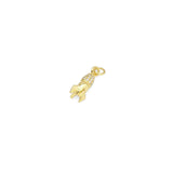 Gold CZ Rocket Charm, Sku#Y872