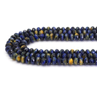 Exclusive!!! Top Quality Yellow Blue Tiger Eye Rondelle Faceted Beads, Sku#UA312