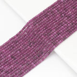 2x3mm Pink Tourmaline Faceted Rondelle Beads, Sku#U1704