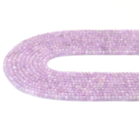 3x4mm Genuine Kunzite Faceted Rondelle Beads, Sku#U1695