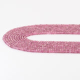 3x4mm Strawberry Quartz Faceted Rondelle Beads, Sku#U1705