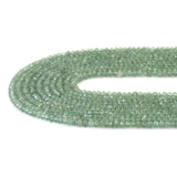 Genuine Green Kyanite Faceted Rondelle Beads, Sku#U1689