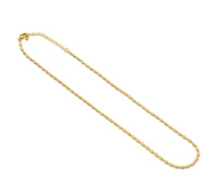 Gold Oval Ball Chain Necklace, sku#ZX121