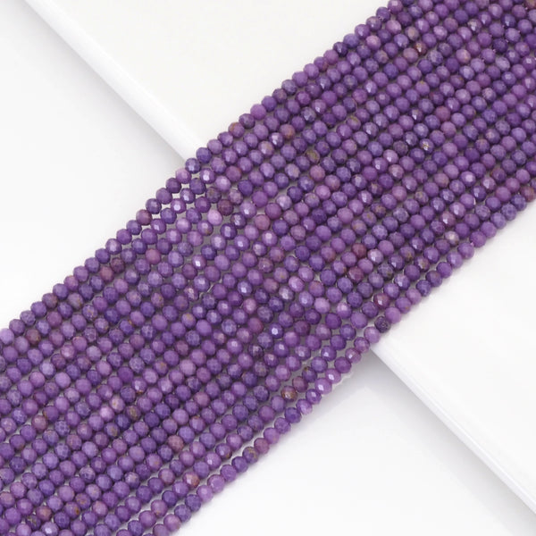 Genuine Phosphosiderite Faceted Rondelle Beads, Sku#U1693