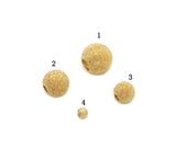 Gold Filled Sparkly Round Ball Spacer Beads, Sku#ZX126