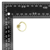 CZ Gold Starfish Adjustable Ring, Sku#LX418