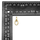 Plain Gold Oval Link Charm Holder/Snap Click Clasp/Chain Link Clasp, Sku#Y836