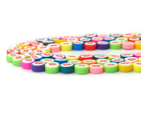 Colorflul Lip Clay beads, sku#U1468