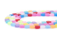 Colorful Heart and Five Point Star Resin Beads, 10mm, Sku#U1473