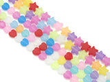 Colorful Heart and Five Point Star Resin Beads, 10mm, Sku#U1473