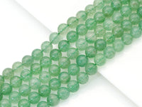 Genuine High Quality Green Strawberry Quartz Round Smooth Beads, 6mm/8mm/10mm, Sku#U1463