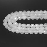 Genuine Angola Quartz Round Faceted Beads, Sku#U1752