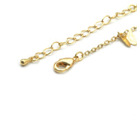 CZ Gold Butterfly Choker Necklace,sku#EF268