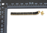 Baguette CZ Chain Stud Earrings, Sku#JL171