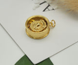 CZ Round Wheel Charm, Sku#Y672