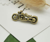 CZ Motorcycle Charm, Sku#Y673