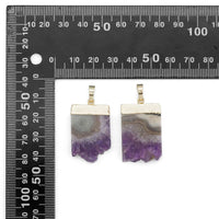 Gold Amethyst Pendant, sku#LY29