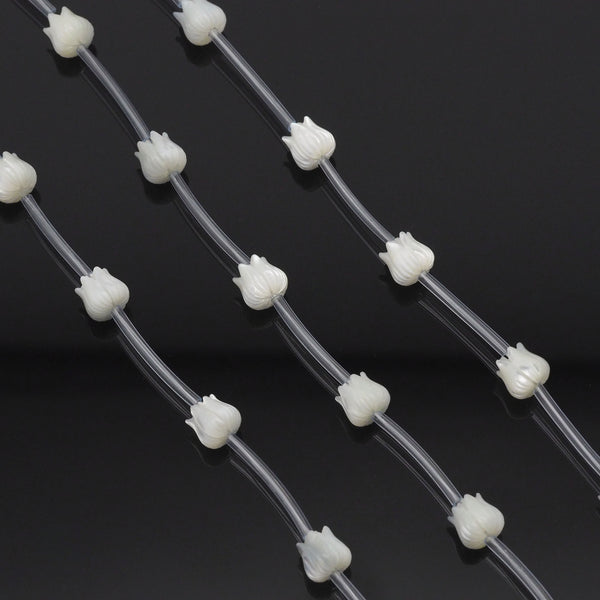 8mm Lilac White MOP Beads, Sku#T165