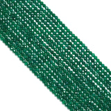 Emerald Jade Round Faceted Beads, 2mm/3mm/4mm Fine Cut, Sku#U1501