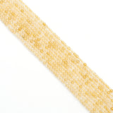 Genuine Citrine Faceted Cube Beads, 2.5mm, Sku#U1526