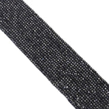 Genuine Black Tourmaline Faceted Cube Beads, 2.5mm, Sku#U1538