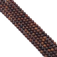 Genuine Brown Garnet Round Smooth Beads, 6mm/8mm/10mm, Sku#U1571