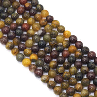 Genuine High Quality Pitersite Round Smooth Beads, 6mm/8mm/10mm/12mm, Sku#U1594