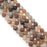 Genuine Sunstone Round Faceted Beads, 6mm/8mm/10mm, Sku#U1604