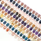 Genuine Faceted Teardrop Gemstone Beads, 8x12mm, Sku#U1615