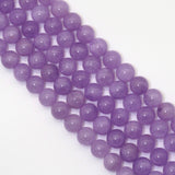 Genuine Lavender Jade, 6mm/8mm/10mm Round Smooth Beads, Sku#U1618