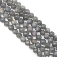 Genuine Purple Labradorite, 6mm/8mm/10mm Round Smooth Beads, Sku#U1622