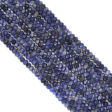 4x6mm Sodalite Faceted Rondelle Beads, Sku#U1659