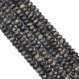 Genuine Gray Opal Rondelle Smooth Beads, Sku#U1675