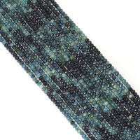 2x3mm Genuine Blue Tourmaline Faceted Rondelle Beads, Sku#U1701