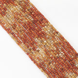 2x3mm Genuine Coral Faceted Rondelle Beads, Sku#U1702