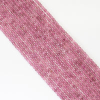 3x4mm Strawberry Quartz Faceted Rondelle Beads, Sku#U1705