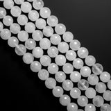 Genuine Angola Quartz Round Faceted Beads, Sku#U1752