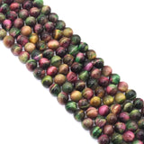 Top Quality Red Green Tiger Eye, 6mm/8mm/10mm/12mm, Sku#UA305