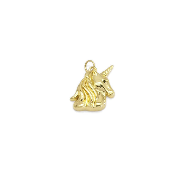 Gold Unicorn Charm, Sku#Y877