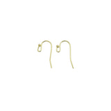 Gold Earring hooks Earring wire, Sku#Y883