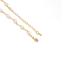 Gold Pearl ButterflyNecklace,sku#EF286