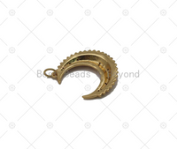 Enamel Cresent Moon Charm, Sku#Z1421