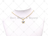 Colorful Enamel Five Point Star Shape Pendant,18K Gold Filled Star Charm, Necklace Bracelet Charm Pendant, Sku#JD26
