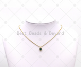 Colorful Big CZ Micro Pave Heart Shape Pendant,18K Gold Filled Heart Charm, Necklace Bracelet Charm, Sku#LK530
