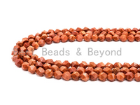 6mm/8mm/10mm/12mm Round Faceted Goldstone Beads, 16 Faceted Diamond Cut Gemstone Beads, Sparkling Golden Brown Beads, 15inch strand, SKU#U42