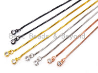 Bolo Sliding Adjustable Necklace Making Chain, Toggle necklace chain, Y Necklace Finding for Link Connector, 32"/24", SKU#NK1