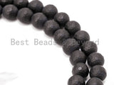 Wholesale Quality Faceted Matte Black Onyx Beads 3mm-16mm Natural Stones,Gemstones Beads, Round Beads, 15.5" Full Strand, SKU#Q1