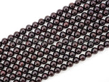 High Quality Natural Garnet,Round Smooth Garnet Gemstone Beads, 6mm/8mm/10mm, Red Beads, 15inch strand, SKU#U31