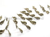 Natural Pyrite Angel Wing Carved Beads,16x30mm Pyrite Wing Beads, 16" Full Strand, SKU#W49